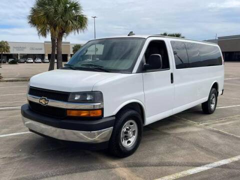 Fourteen passenger van interior