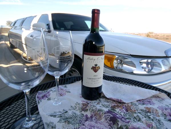Wine tour limousine in Temecula