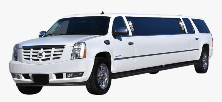 Escalade limousine on a coastal road