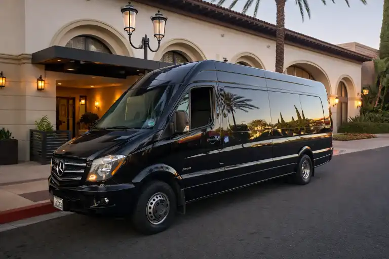 Mercedes Sprinter Limo Bus Anaheim & Orange County | 5 Star