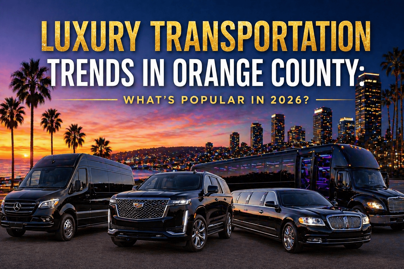 Luxury Transportation Trends in Orange County 2026