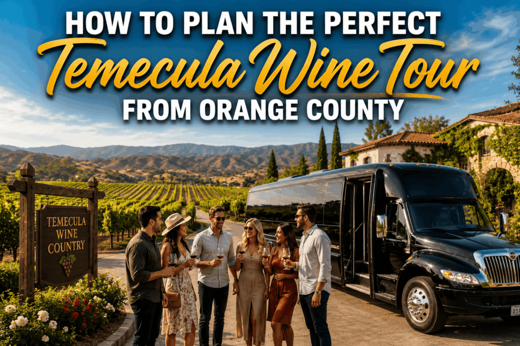 Private wine tour limousine in Temecula