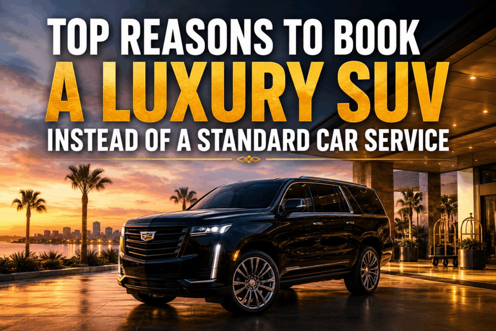 Luxury SUV car service for business travel