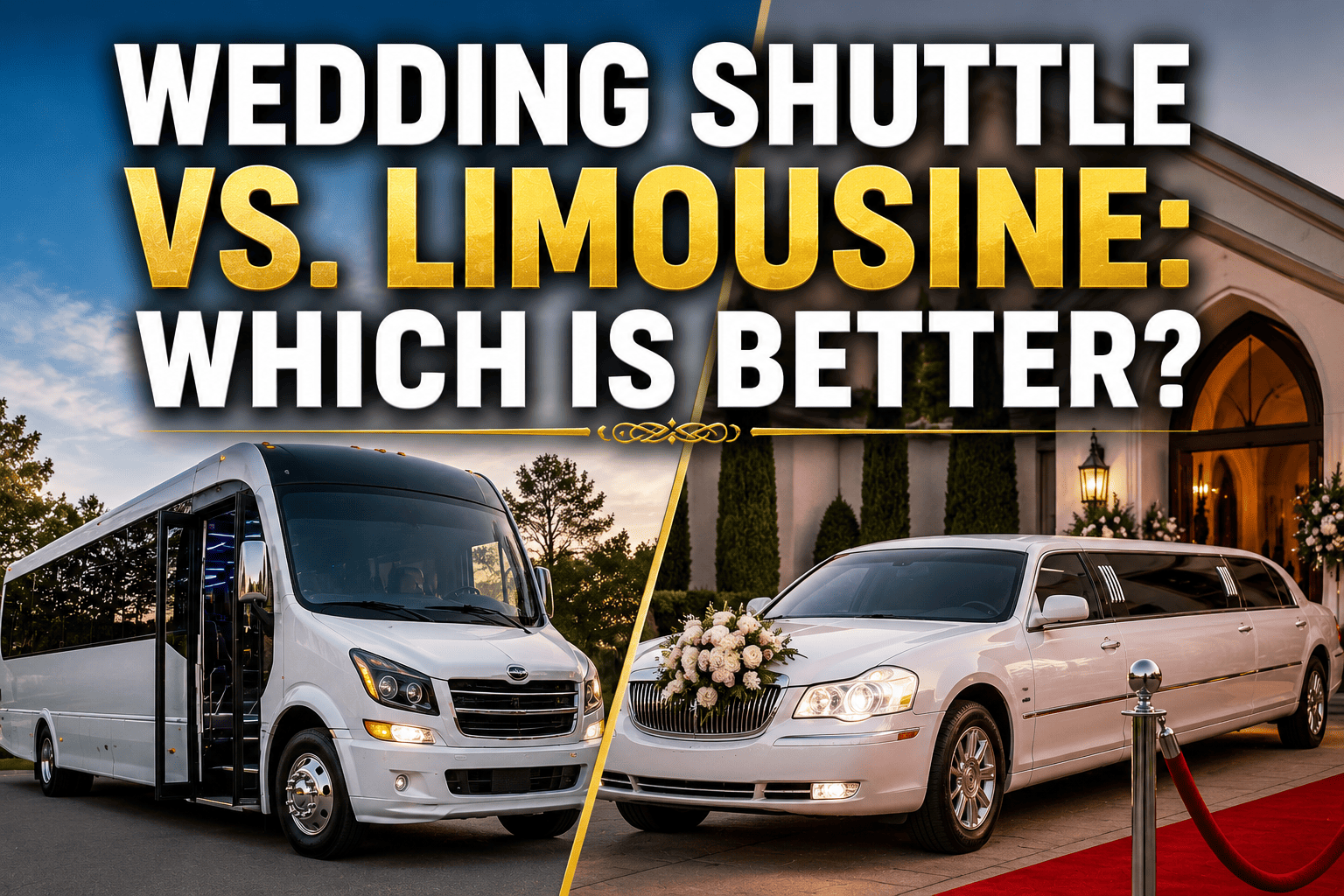 Wedding Shuttle vs. Limousine: Which Is Better?